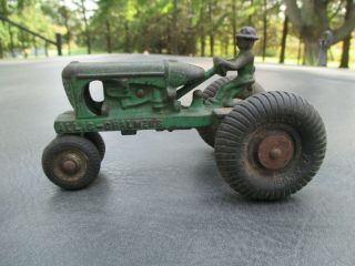 Vintage,  Arcade,  Allis - Chalmers Tractor With Man On Seat,  Good Tractor