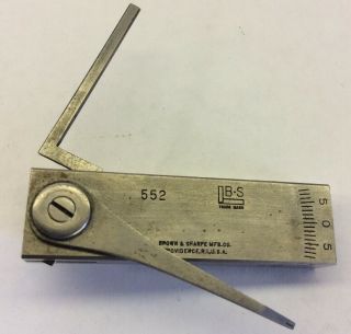 Brown & Sharpe 552 Die Makers Square Usa Machinist Shop Tool