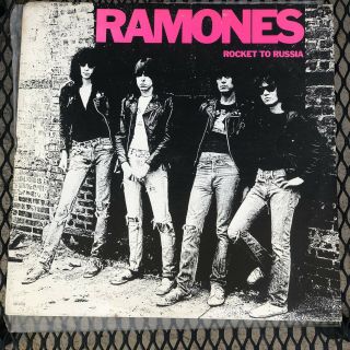 Punk - Lp Ramones Rocket To Russia 1977 Sire Records Sr - 6042