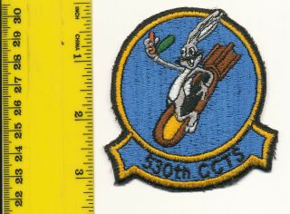 Fighter Squadron Usaf Patch 530 Ccts Bs Fb - 111 F - 111 Plattsburgh Afb