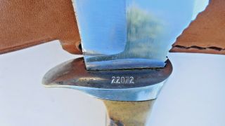 Vintage Puma Skinner Knife Pumaster Steel with Sheath Second Quarter 1970 NR 3