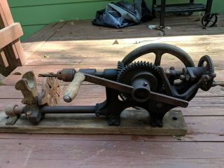 Vintage Buffalo Forge No.  611 Mechanical Drill Press - Pole Hand Crank