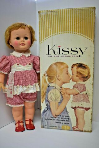 Vintage 1961 Ideal Kissy Doll With Box