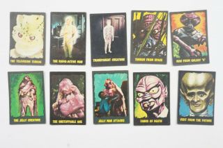 Outer Limits Set Of 50 Cards Issued In 1964 A&bc Gum/bubbles Very Good -