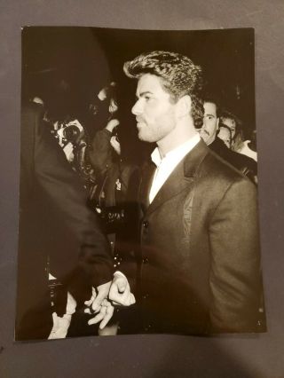 George Michael,  7x9 Vintage Press Photo 1989 48