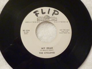 The Cyclones - My Dear B/w Do You Love Me - Flip (promo)