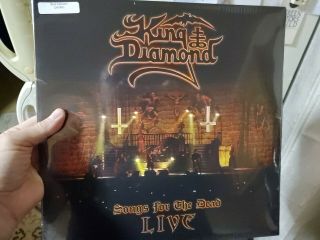 King Diamond - Songs For The Dead Live Rare Red Splatter Vinyl Only Edition