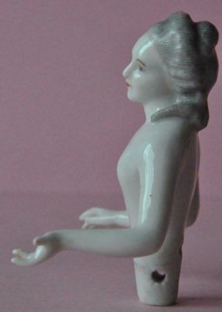 Gorgeous Porcelain Dressel & Kister Passau Half Doll Demi Figurine Germany no.  5 3
