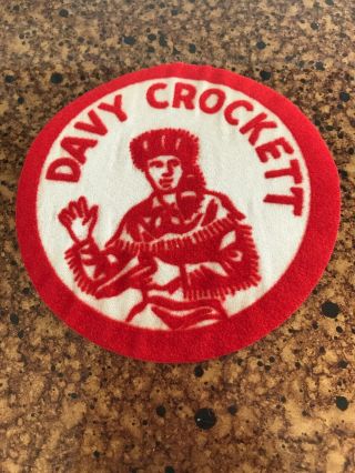 Davy Crockett,  1950’s Iron On Emblem / Patch