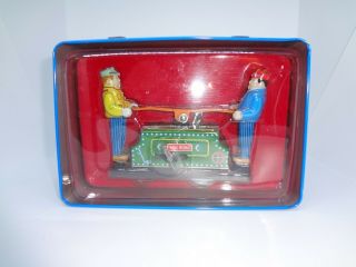 Schylling Collector Series Railroad Hand Car Tin Wind - Up Toy Windup 1999