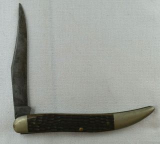 Vintage Case XX Circle C Knife Single Blade circa 1920 - 1940 ' s 2
