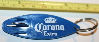 Corona Extra Beer Blue Surfboard Bottle Opener Key Chain Keychain