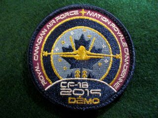 Rcaf Nato Royal Canadian Air Force (hornet Demo 2019) Patch Type 1