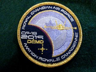 Rcaf Royal Canadian Air Force (hornet Demo 2019) Patch Type 2