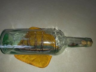 Vintage Ship In A Bottle
