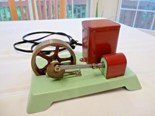 Rare Vintage Antique Toy Electric Flywheel Motor Bi - Pole Impulse Motor