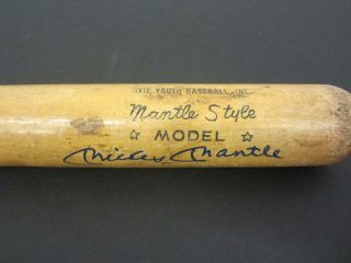 Mickey Mantle Yankees signed autographed Vintage Bat Certified 3