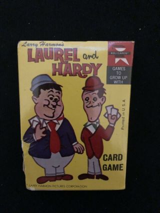 1972 Ed - U - Cards Laurel And Hardy Game Playing Cards Complete Set