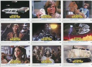 Battlestar Galactica Colonial Warriors Expansion Card Set 133 Thru 186
