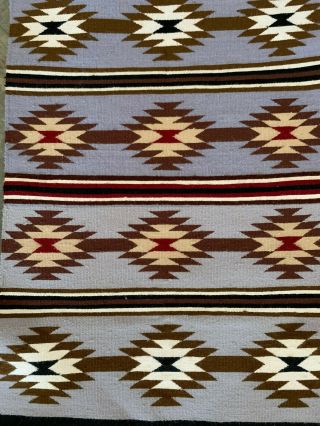 Vintage Navajo Rug Exceptional Color,  Pattern and Weaving Banded Wide Ruins 3