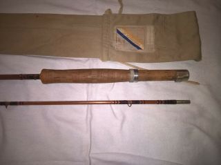 Pezon Et Michel Parabolic Speciale Normale Bamboo Fly Rod 8 1/2 Ft 5/6 Weight