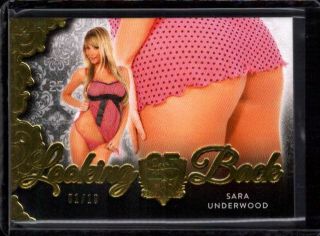 Sara Underwood 1/10 2019 Benchwarmer 25 Years Update Looking Back Butt Card