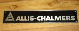 Vintage A - C Allis - Chalmers Tractor Company Embossed 24 " Heavy Gauge Metal Sign