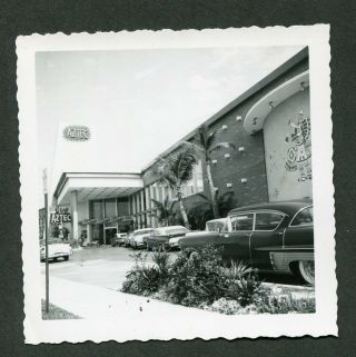 Vintage Car Photo 1958 Cadillac Aztec Motel Miami Florida 385051
