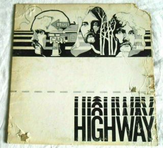 Highway S/t Lp Rare Private Mn Blues Psych Hear Plays Great 500 Pressed