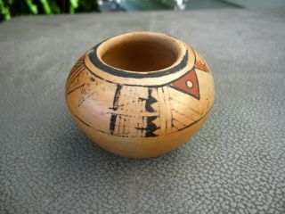 Vintage Native American Pueblo Pottery Small Bowls - Set Of Two - Hopi ? 3