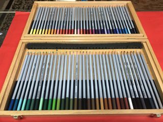 Vintage Derwent Professional Artists ' Watercolor Pencils Set of 72 Hard To Find 3