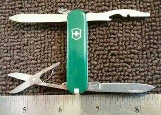 Green Swiss Army Victorinox Rogue Pocket Knife Multi Tool Blade Sak