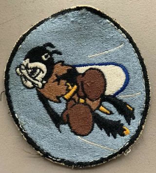 Vintage Air Force Military Usaf 22nd Tactical Fighter Squadron Patch