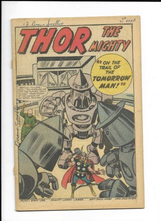 Journey Into Mystery 86.  Marvel Comics 1962.  1st Full Loki.  Coverless