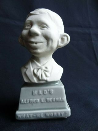Mad’s Alfred E.  Neuman - What Me Worry? Vintage Ceramic Bust Circa 1960s