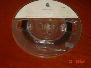 Vintage Reel To Reel Tape Of The Beatles " 1965 " 7 1/2 Ips