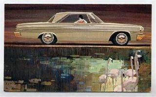 1964 Dodge Polara 2 Door Hardtop Postcard