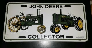 John Deere Collector License Plate