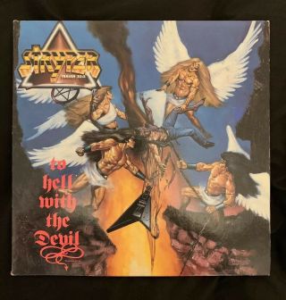 Stryper To Hell With The Devil Vinyl Lp Iron Maiden Judas Priest
