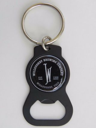 Key Chain Metal Bottle Opener Willoughby Brewing Company Ohio Since 1998
