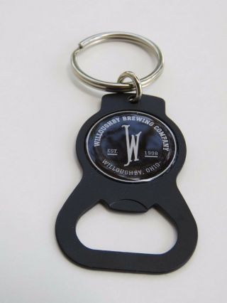 Key Chain Metal Bottle Opener WILLOUGHBY Brewing Company OHIO Since 1998 3