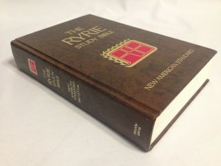 The Ryrie Study Bible American Standard Red Letter Moody Press 1978 2