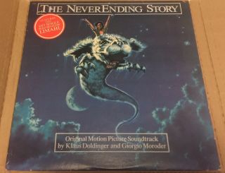 The Never Ending Story 1984 Lp Vg,  Emi Giorgio Moroder / Limah Stranger Things