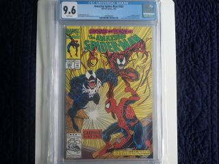 Spider - Man 362 (1992) 2nd Carnage Venom Cgc 9.  6 White Pages Nm,