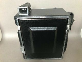 Vintage Graflex Speed Graphic 4x5 Camera with Graphex Optar f/4.  7 135mm lens 2