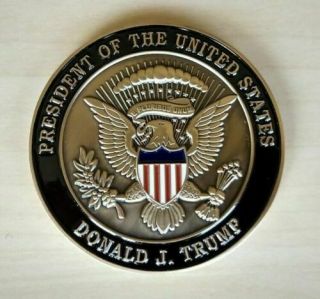 Donald Trump Military Border Security Challenge Coin Us Army Make America Great