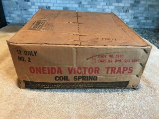 12 Vintage Victor 2 Coil Spring Traps In Nos Newhouse