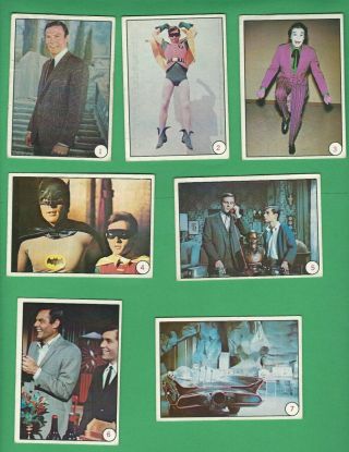 1966 Topps Batman Bat Laffs Set 55 Cards Puzzle Back - Complete Set