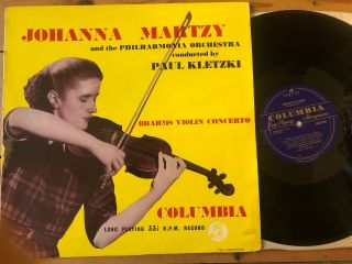 33cx 1165 Brahms Violin Concerto / Johanna Martzy / Kletzki B/g