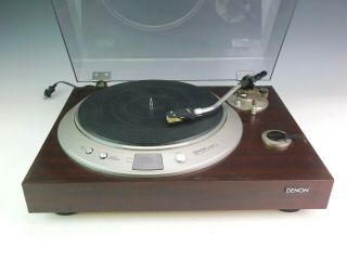 Vintage Rare Denon Direct Drive Turntable Record Player Dp - 1200